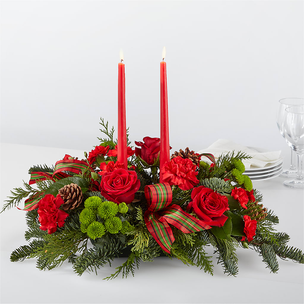 By the Candlelight Centerpiece – Flower Perez Llc, Allentown PA