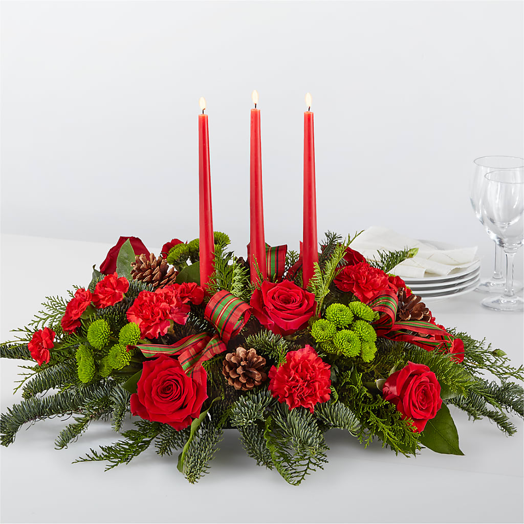 By the Candlelight Centerpiece – Flower Perez Llc, Allentown PA