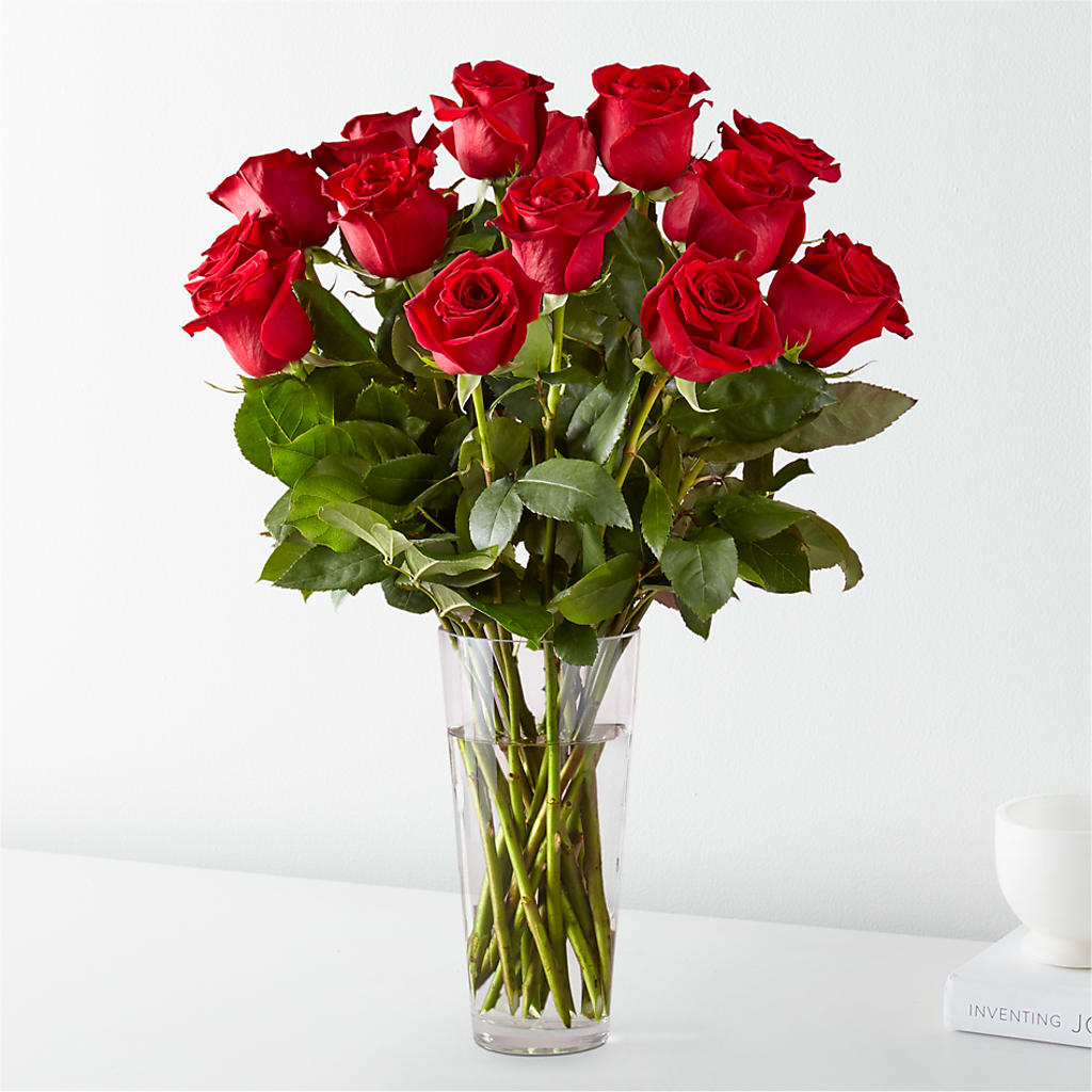 Long Stem Red Rose Bouquet – Flower Perez Llc, Allentown PA