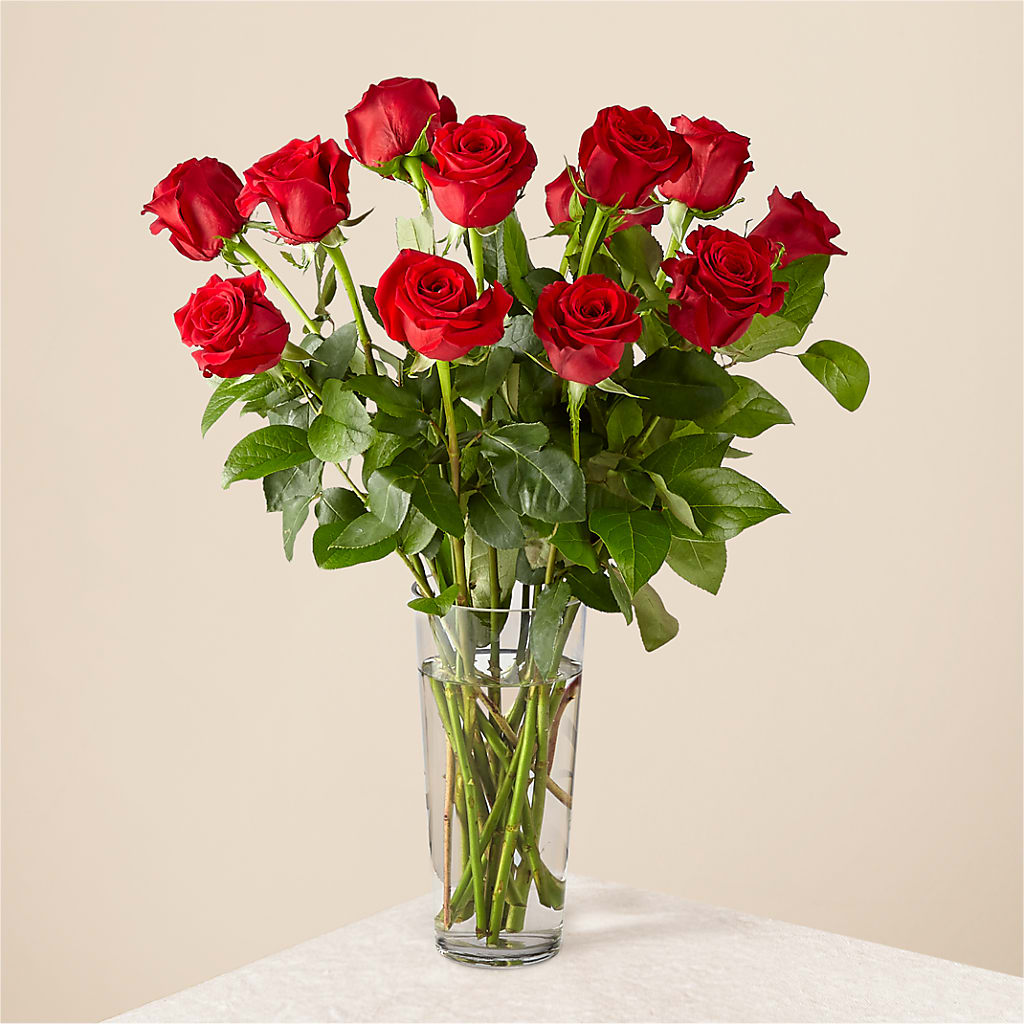 Long Stem Red Rose Bouquet – Flower Perez Llc, Allentown PA