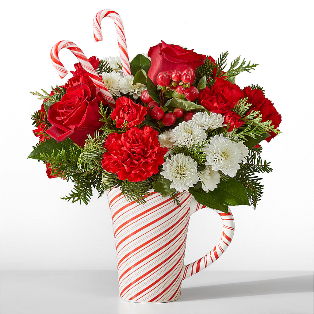 Peppermint Swirl Mug – Flower Perez Llc, Allentown PA