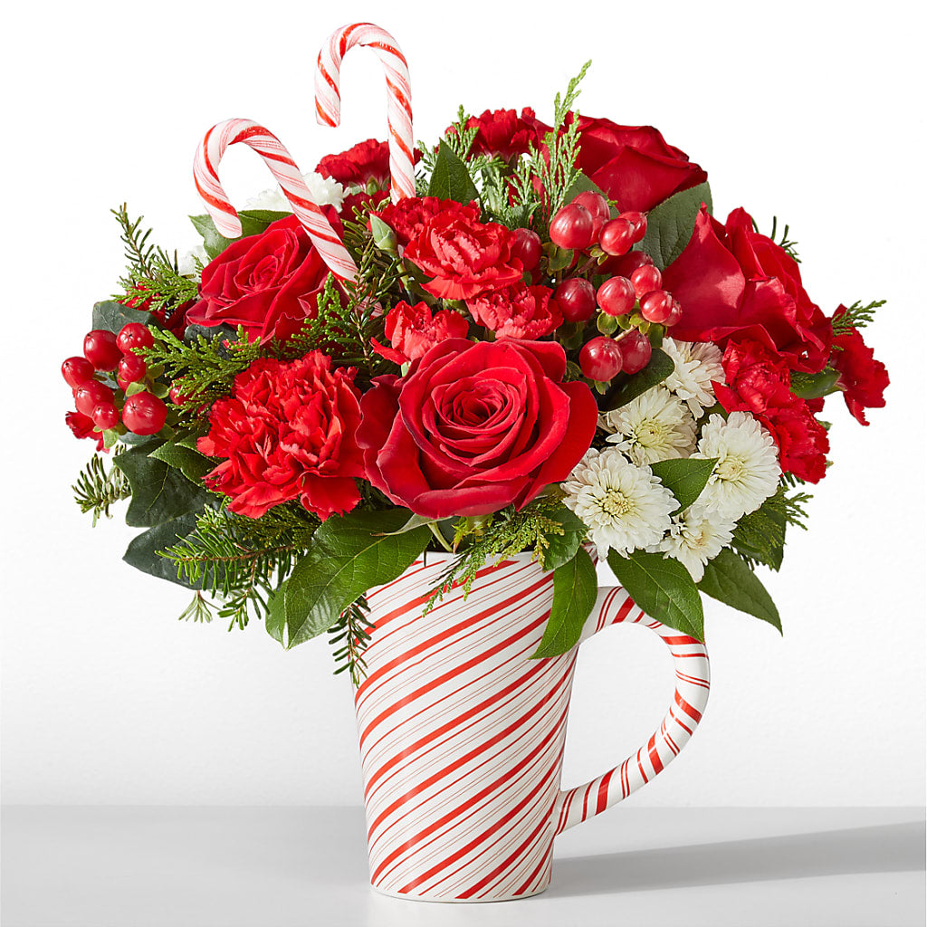 Peppermint Swirl Mug – Flower Perez Llc, Allentown PA