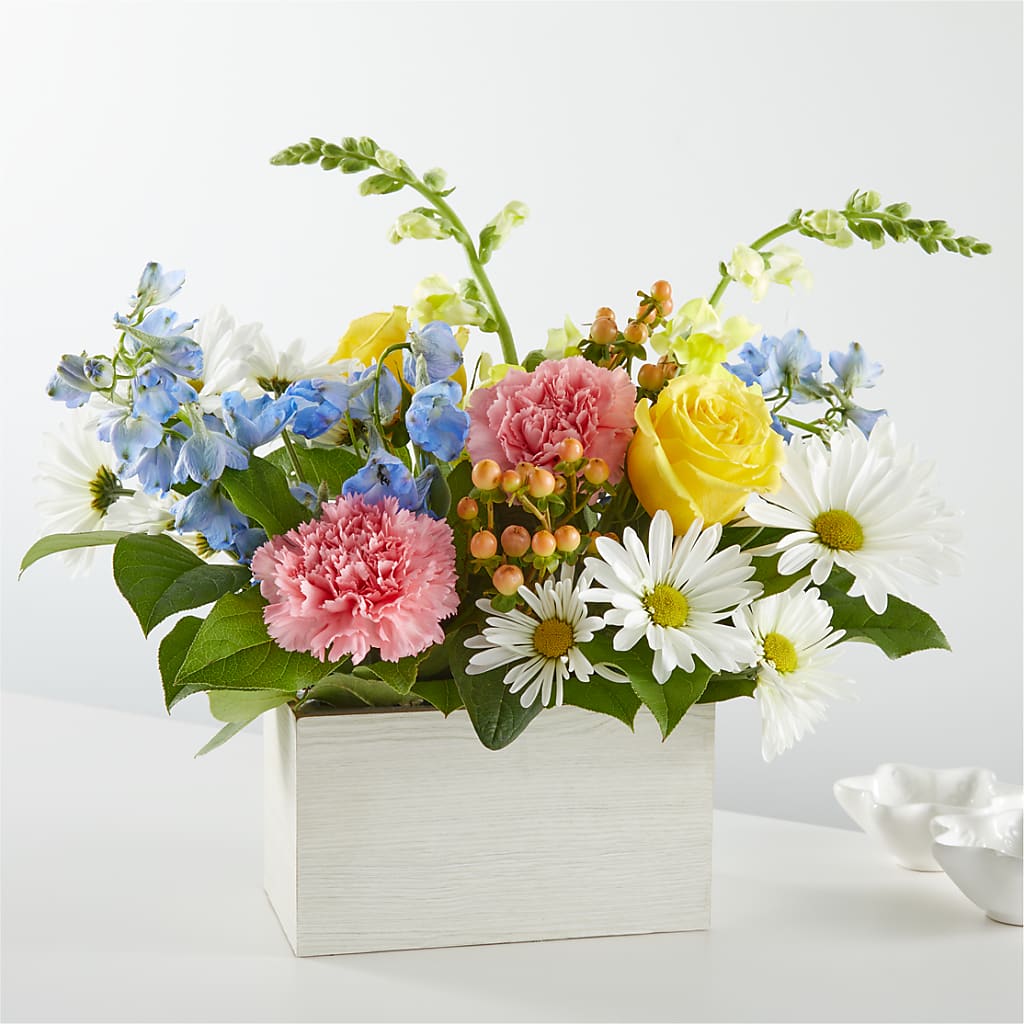 Sun Salutation Box Bouquet – Flower Perez Llc, Allentown PA