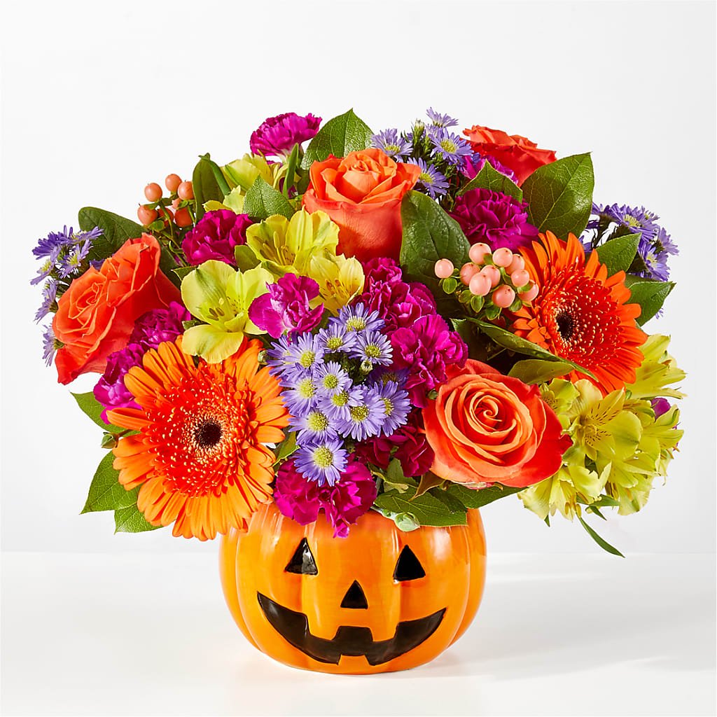 Tricks & Treats Pumpkin – Flower Perez Llc, Allentown PA