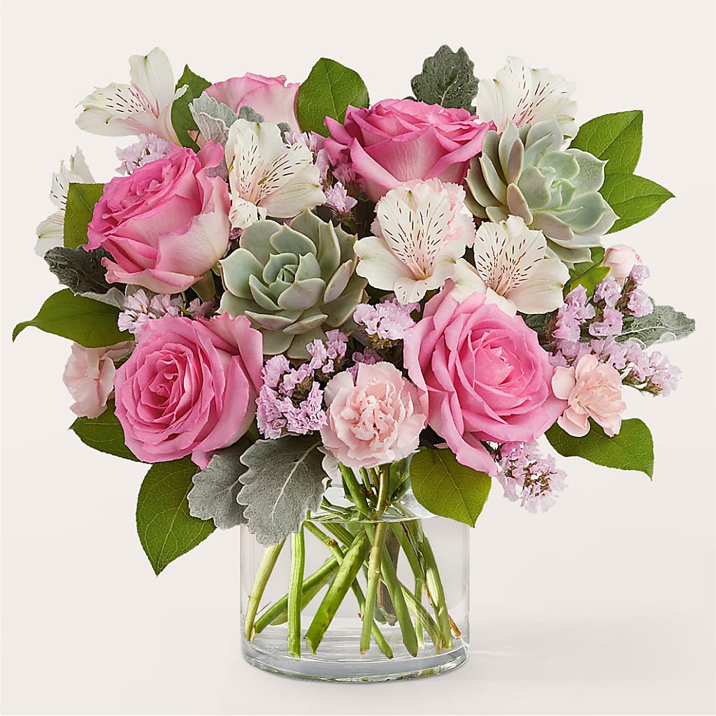 Dusty Rose Bouquet – Flower Perez Llc, Allentown PA