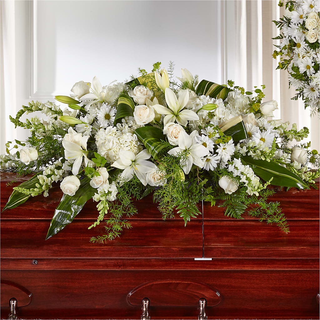 Abundance Casket Spray – Flower Perez Llc, Allentown PA