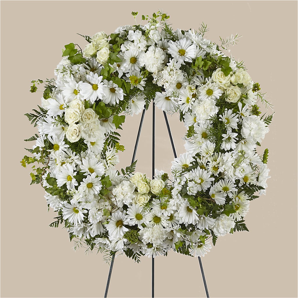 Faithful Wishes Wreath – Flower Perez Llc, Allentown PA