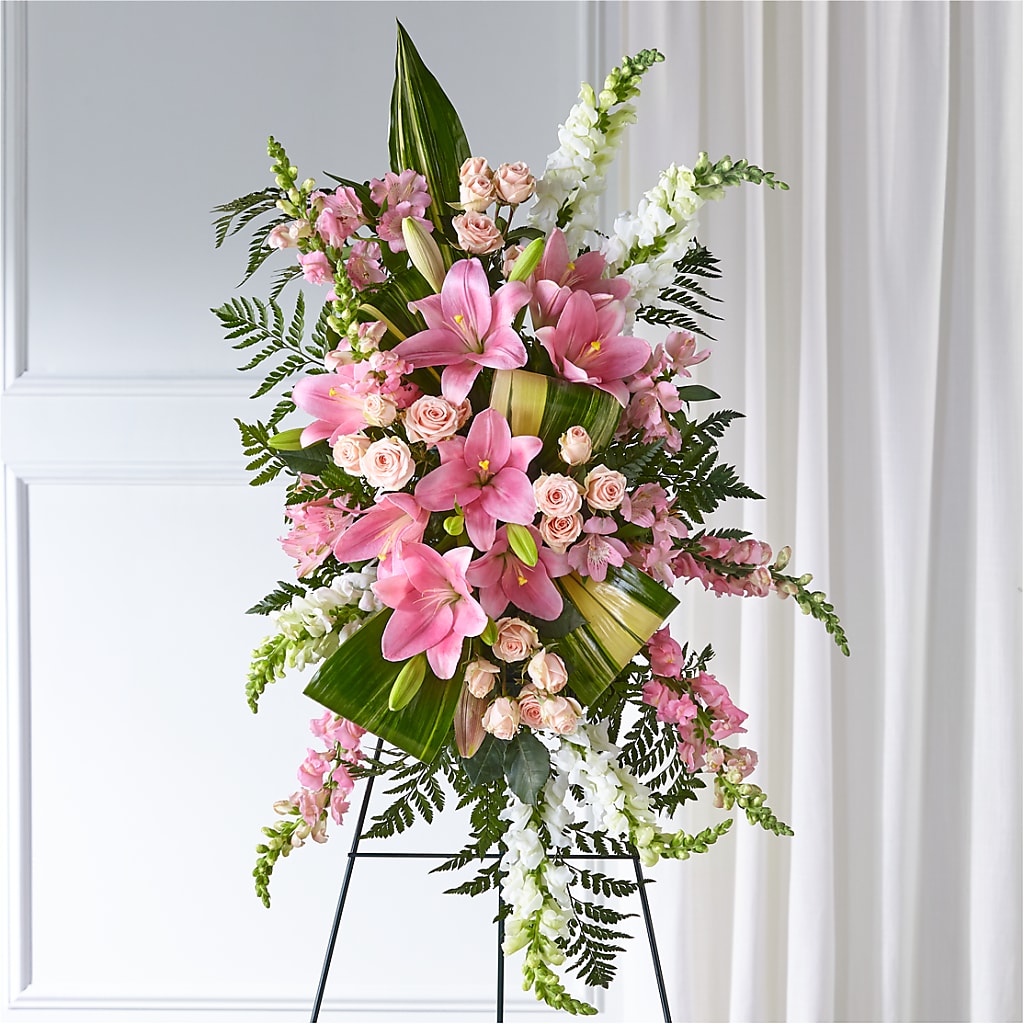 Elegant Embrace Standing Spray – Flower Perez Llc, Allentown PA