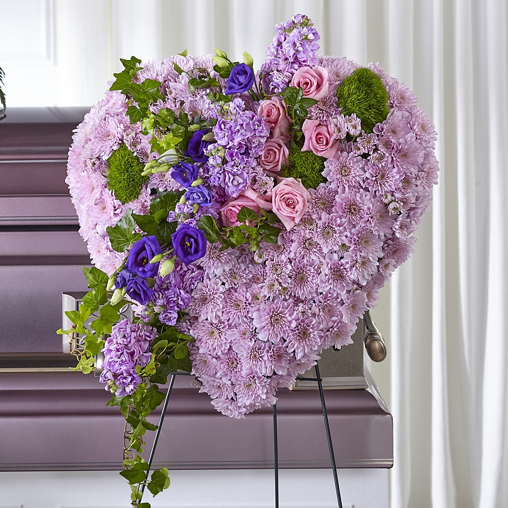 Treasured Love Standing Heart – Flower Perez Llc, Allentown PA
