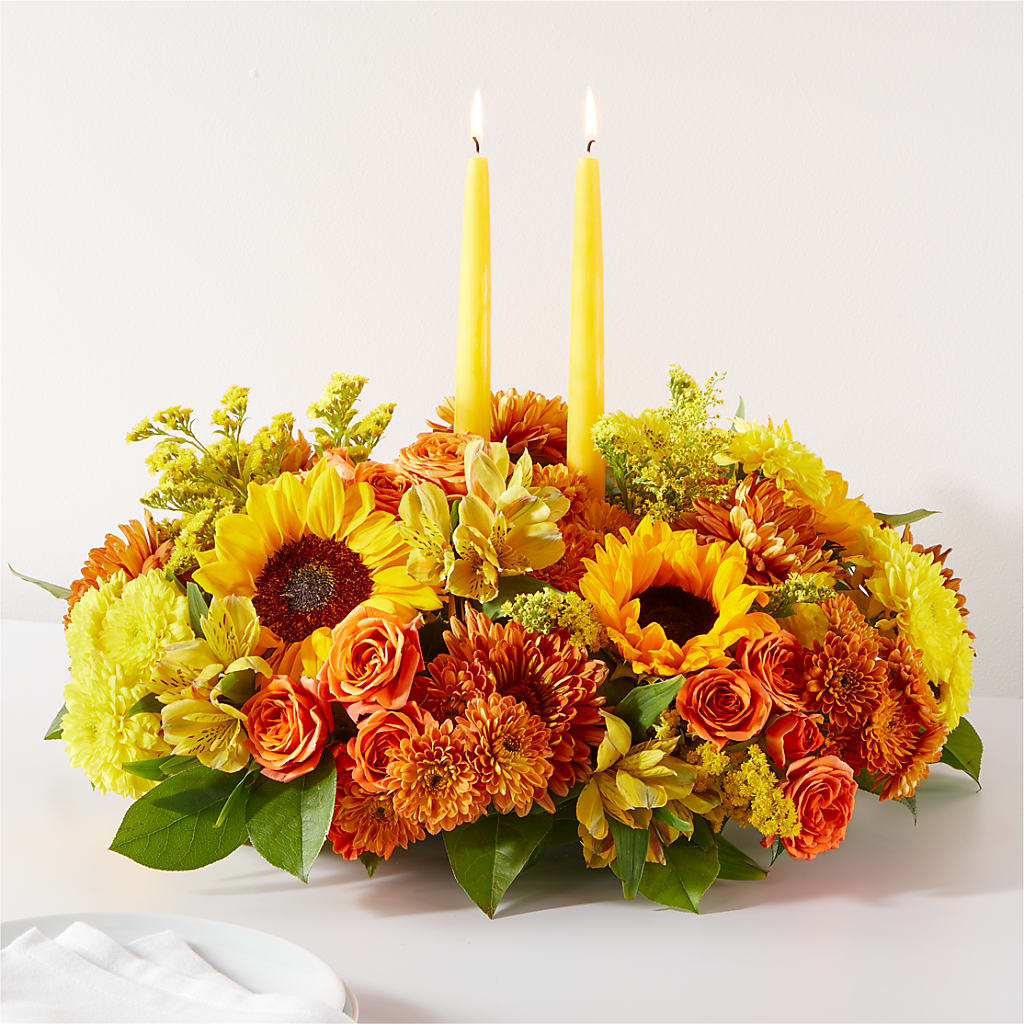 Autumn Harmony Centerpiece – Flower Perez Llc, Allentown PA