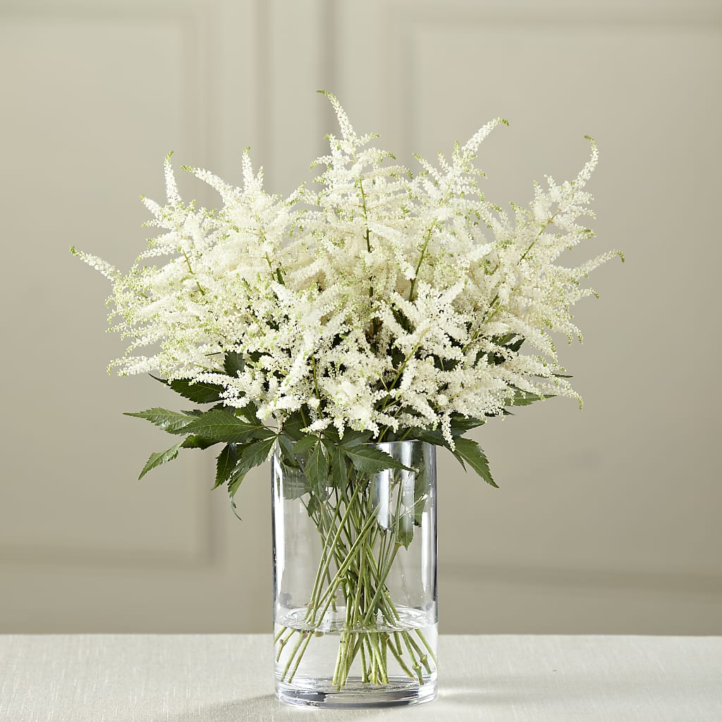 White Astilbe Bouquet – Flower Perez Llc, Allentown PA