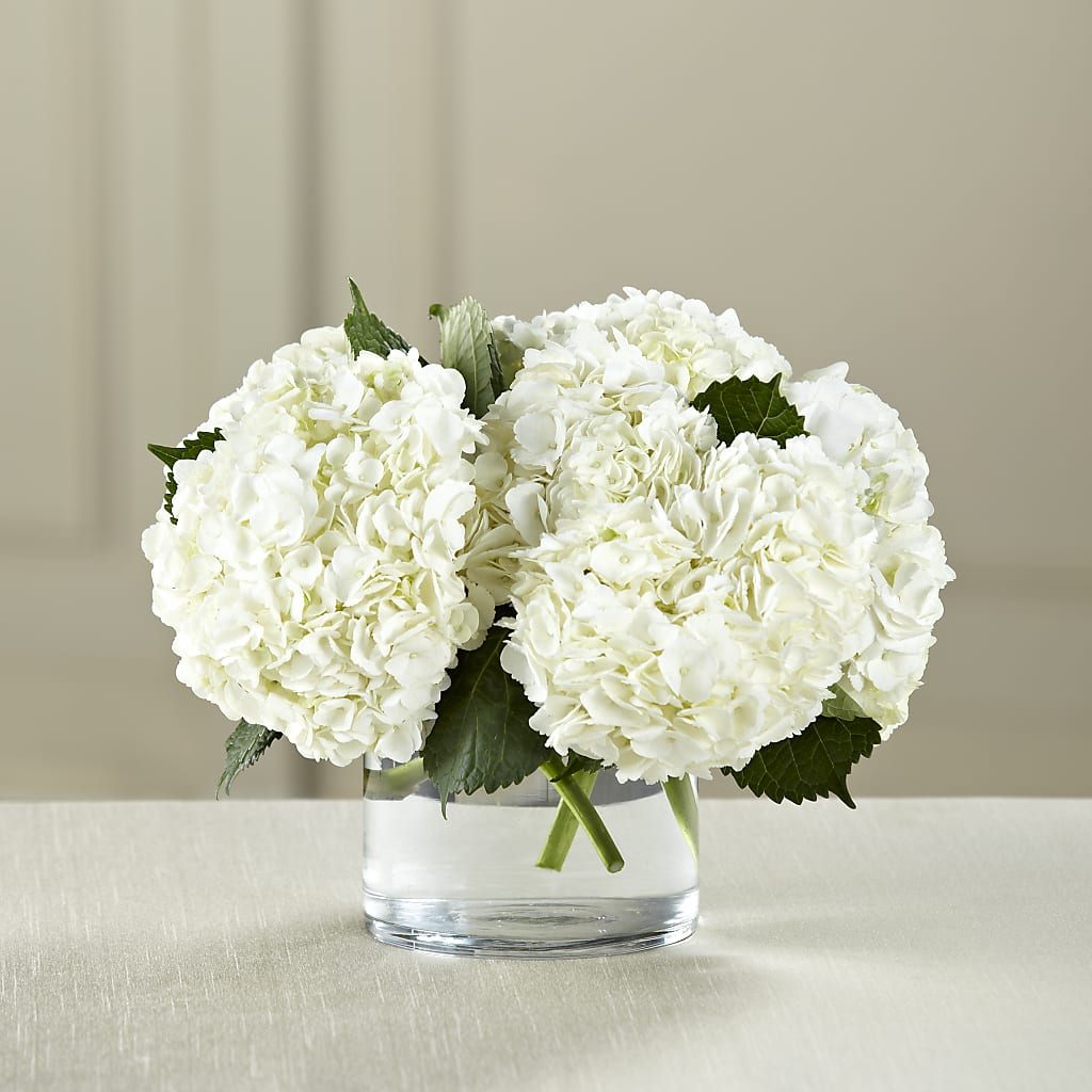White Hydrangea Bouquet – Flower Perez Llc, Allentown PA