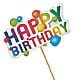 Happy Birthday Pick –  Flower Perez Llc, Allentown PA