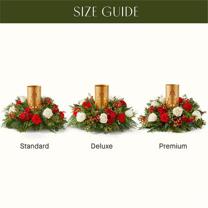 December Dreams Centerpiece –  Flower Perez Llc, Allentown PA
