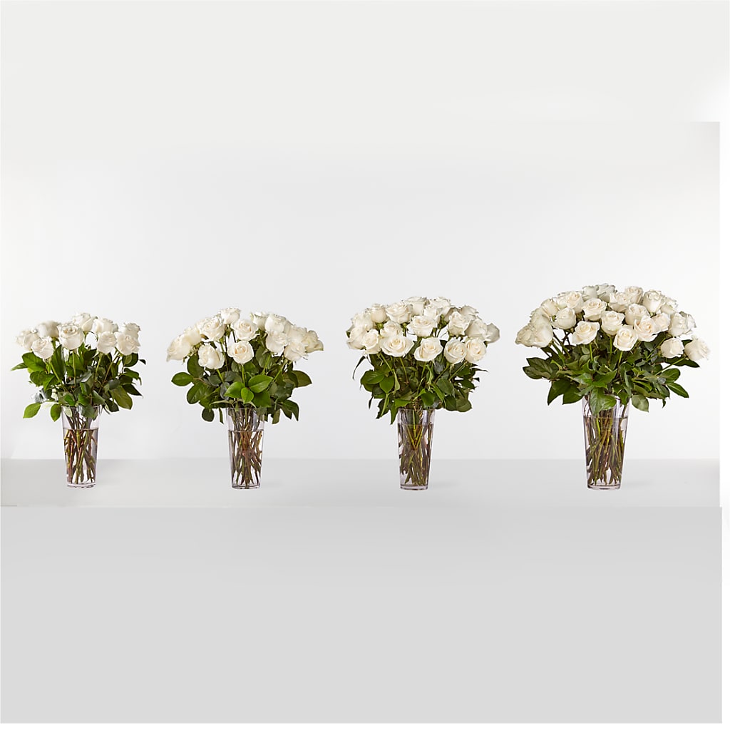 Long Stem White Rose Bouquet –  Flower Perez Llc, Allentown PA