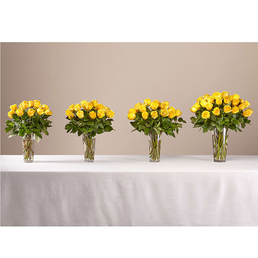 Long Stem Yellow Rose Bouquet –  Flower Perez Llc, Allentown PA