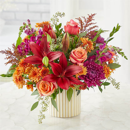 Burgundy Landscape Bouquet –  Flower Perez Llc, Allentown PA