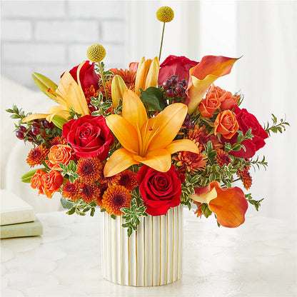 Scarlet Skies Bouquet –  Flower Perez Llc, Allentown PA