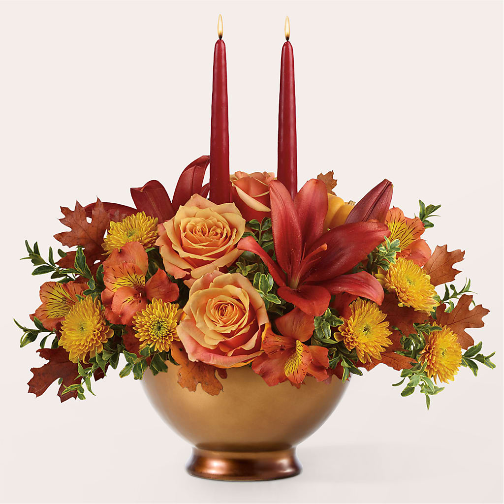 Harvest Table Centerpiece –  Flower Perez Llc, Allentown PA