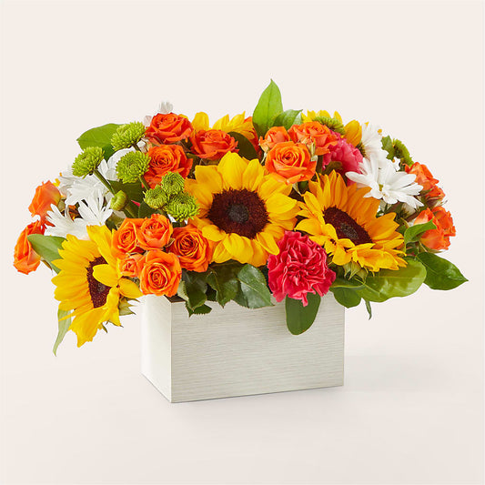 Sun-drenched Blooms Box Bouquet –  Flower Perez Llc, Allentown PA