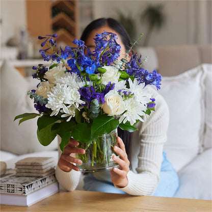 Cerulean Waves Bouquet –  Flower Perez Llc, Allentown PA
