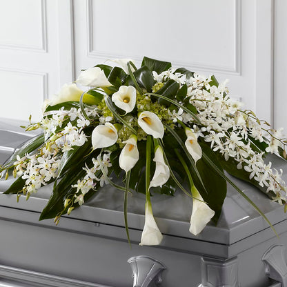 Angel Wings Casket Spray –  Flower Perez Llc, Allentown PA
