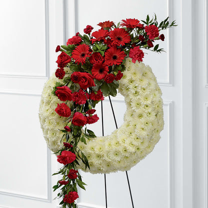 Graceful Tribute Wreath –  Flower Perez Llc, Allentown PA