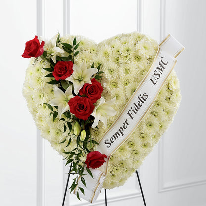 Heartfelt Hero Standing Heart –  Flower Perez Llc, Allentown PA
