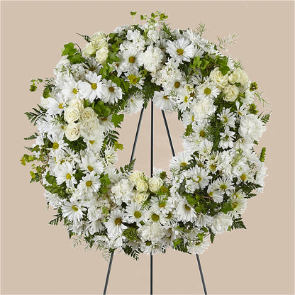 Faithful Wishes Wreath –  Flower Perez Llc, Allentown PA