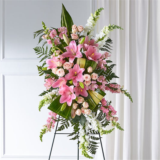 Elegant Embrace Standing Spray –  Flower Perez Llc, Allentown PA