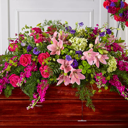 Radiant Tribute Casket Spray –  Flower Perez Llc, Allentown PA