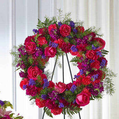 Calming Colors Wreath –  Flower Perez Llc, Allentown PA