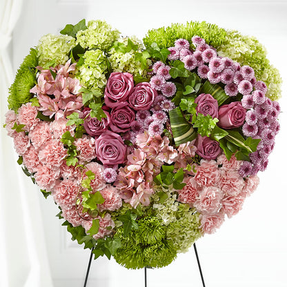 Heartwarming Standing Heart –  Flower Perez Llc, Allentown PA
