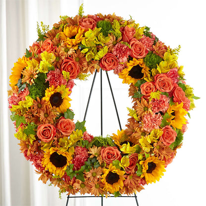 Autumnal Memories Wreath (Standard) –  Flower Perez Llc, Allentown PA