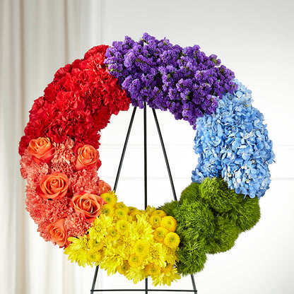 Circle of Love Wreath –  Flower Perez Llc, Allentown PA