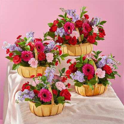 Pink Picnic Basket –  Flower Perez Llc, Allentown PA
