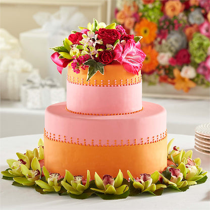Sweet Citrus Cake Decor –  Flower Perez Llc, Allentown PA